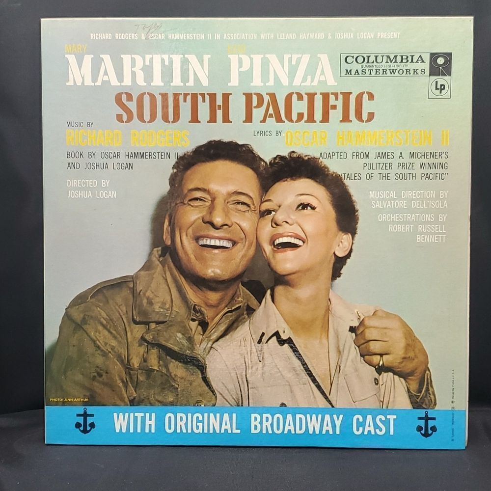 Vintage South Pacific Martin Pinza LP Record Album Vinyl